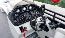 2017 22' Sport Pontoon Rental Boat Suzuki 140 - 11