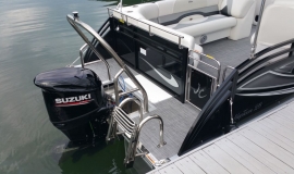 2017 22' Sport Pontoon Rental Boat Suzuki 140 - 13