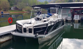 2017 22' Sport Pontoon Rental Boat Suzuki 140 - 2