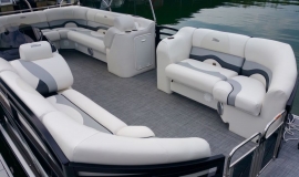 2017 22' Sport Pontoon Rental Boat Suzuki 140 - 4