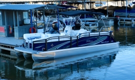 2018 jc tritoon neptoon sport 23tt blue black suzuki 200 for sale - 1