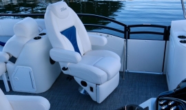 2018 jc tritoon neptoon sport 23tt blue black suzuki 200 for sale - 14