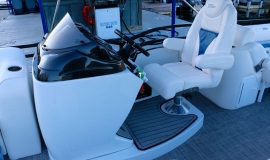 2018 jc tritoon neptoon sport 23tt blue black suzuki 200 for sale - 16
