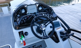 2018 jc tritoon neptoon sport 23tt blue black suzuki 200 for sale - 19