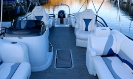 2018 jc tritoon neptoon sport 23tt blue black suzuki 200 for sale - 25
