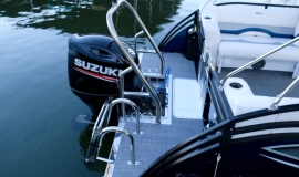 2018 jc tritoon neptoon sport 23tt blue black suzuki 200 for sale - 33