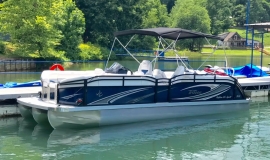 2018 JC TriToon 23TT NepToon Sport blue black Suzuki 200 for sale - 1