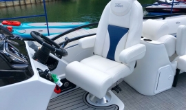 2018 JC TriToon 23TT NepToon Sport blue black Suzuki 200 for sale - 14