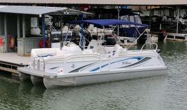 2018 JC tritoon neptoon sport 23tt white suzuki 200. - 1