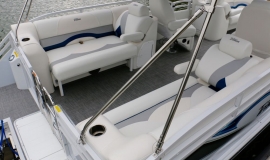 2018 JC tritoon neptoon sport 23tt white suzuki 200. - 23
