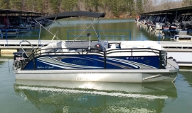 2018 JC Tritoon neptoon sport 21tt suzuki 140 blue - 2