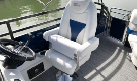 2018 JC Tritoon neptoon sport 21tt suzuki 140 blue - 9