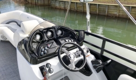 2018 JC Tritoon neptoon sport 21tt suzuki 140 black - 10