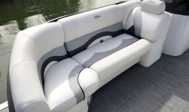 2018 JC Tritoon neptoon sport 21tt suzuki 140 black - 6