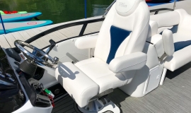 2018 JC SportToon 24TT TriToon blue black Suzuki 250SS for sale - 11