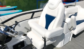 2018 JC SportToon 24TT TriToon blue black Suzuki 250SS for sale - 12