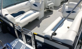 2018 JC SportToon 24TT TriToon blue black Suzuki 250SS for sale - 18