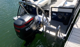 2018 JC SportToon 24TT TriToon blue black Suzuki 250SS for sale - 19