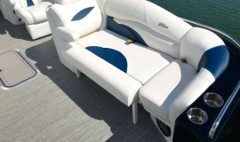 2018 JC SportToon 24TT TriToon blue black Suzuki 250SS for sale - 3