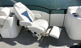 2018 JC SportToon 24TT TriToon blue black Suzuki 250SS for sale - 9