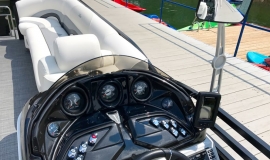 2017 JC tritoon ns23 suzuki 150 black for sale - 11