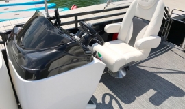 2017 JC tritoon ns23 suzuki 150 black for sale - 7