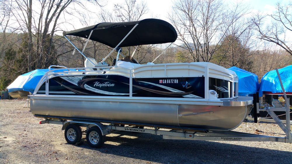 2013 JC TriToon 21 NepToon Sport Suzuki 175 for sale