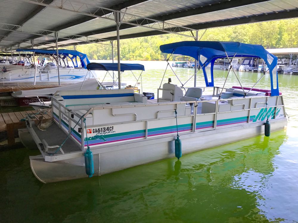 1995 JC dolphin pontoon for sale
