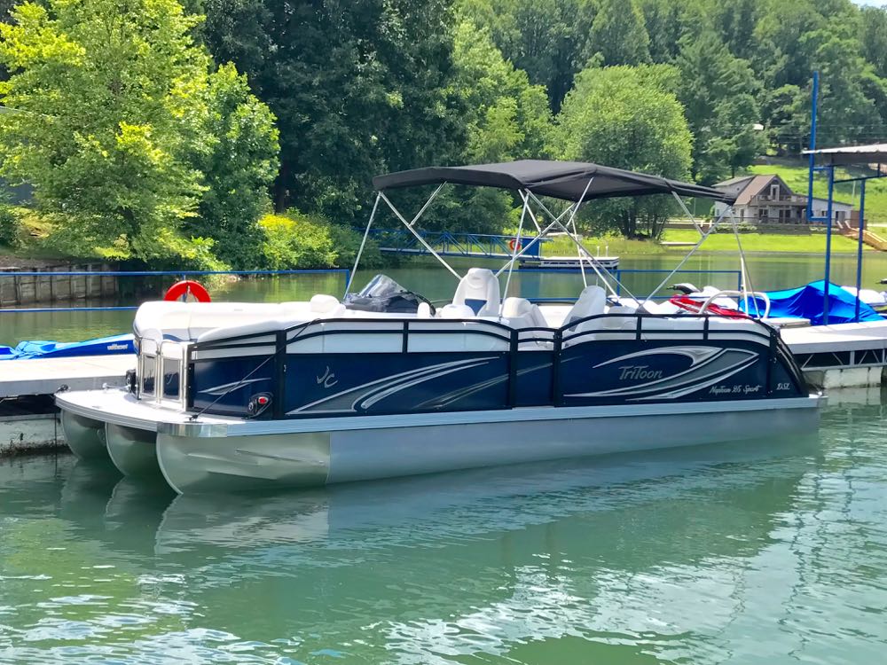 2018 JC TriToon 23TT NepToon Sport blue black Suzuki 200 for sale - 1