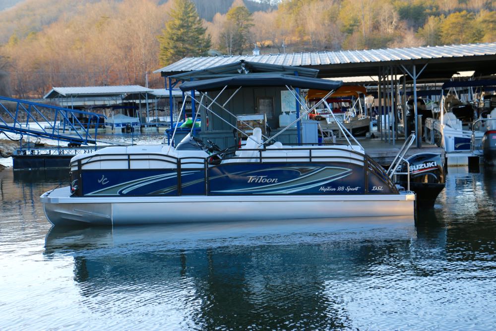 2018 jc tritoon neptoon sport 23tt blue black suzuki 200 for sale - 2