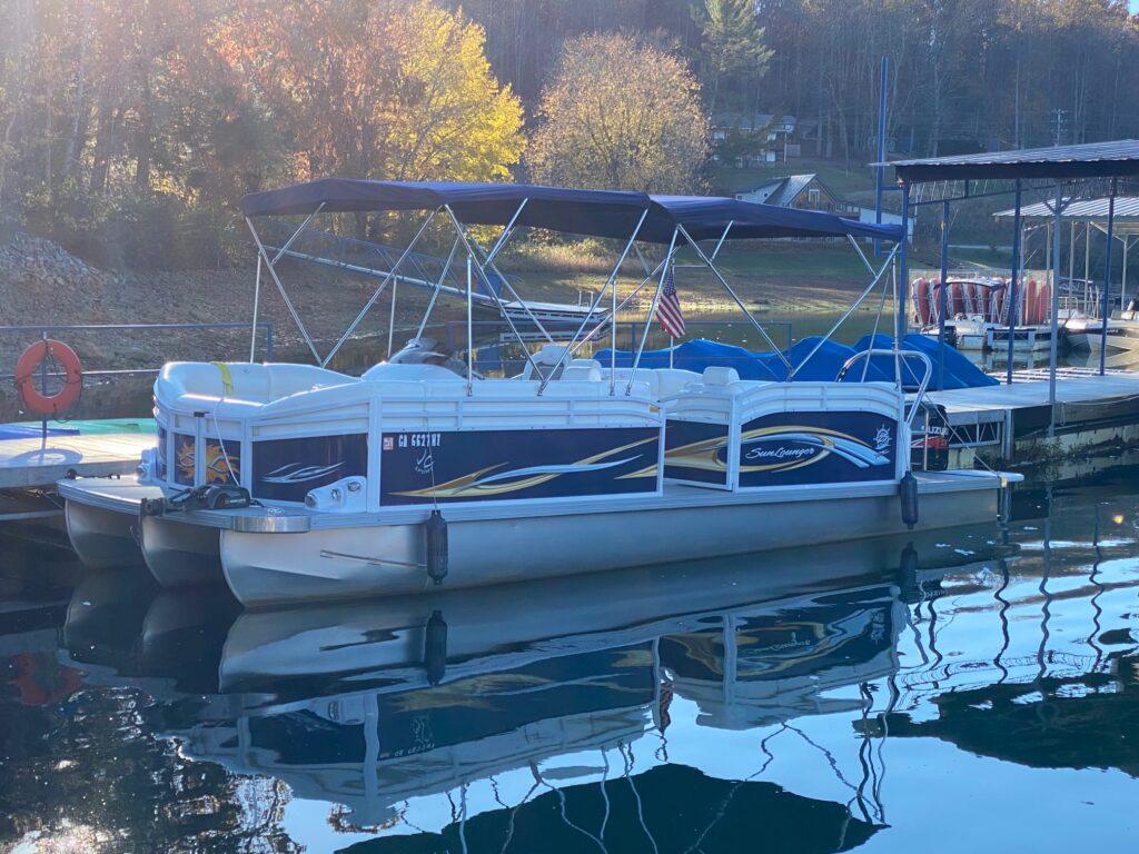 2011 JC TriToon SunLounger for Sale Lake Chatuge Hiawassee Georgia