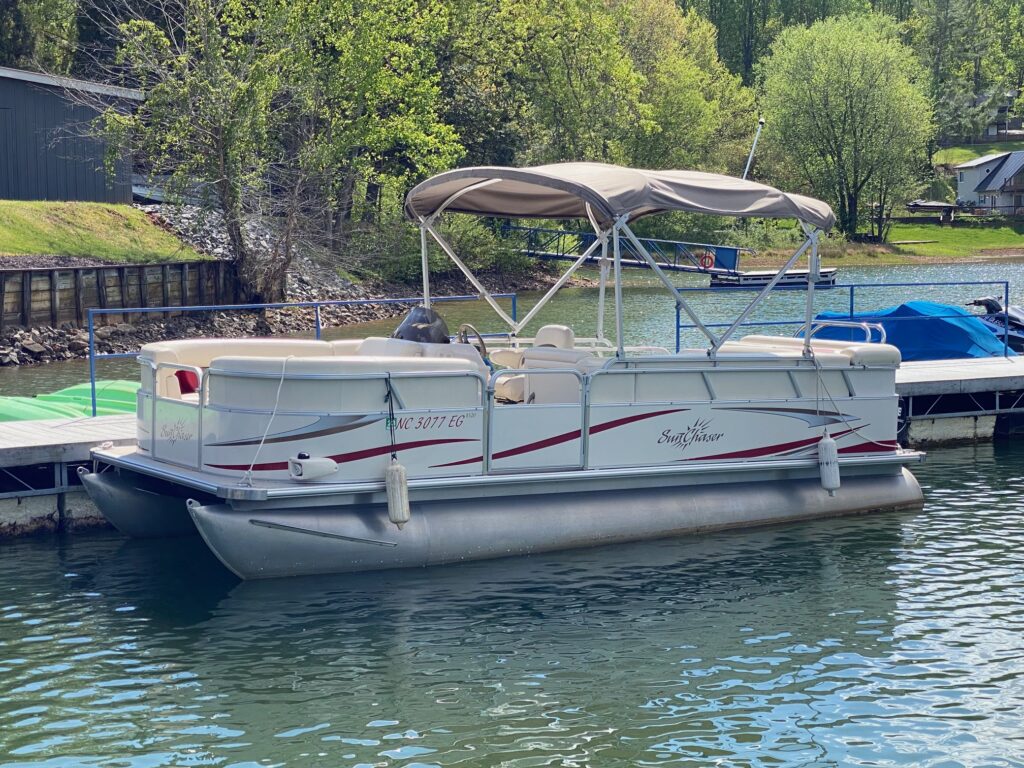 sunchaser pontoon boat for sale lake chatuge hiawassee ga