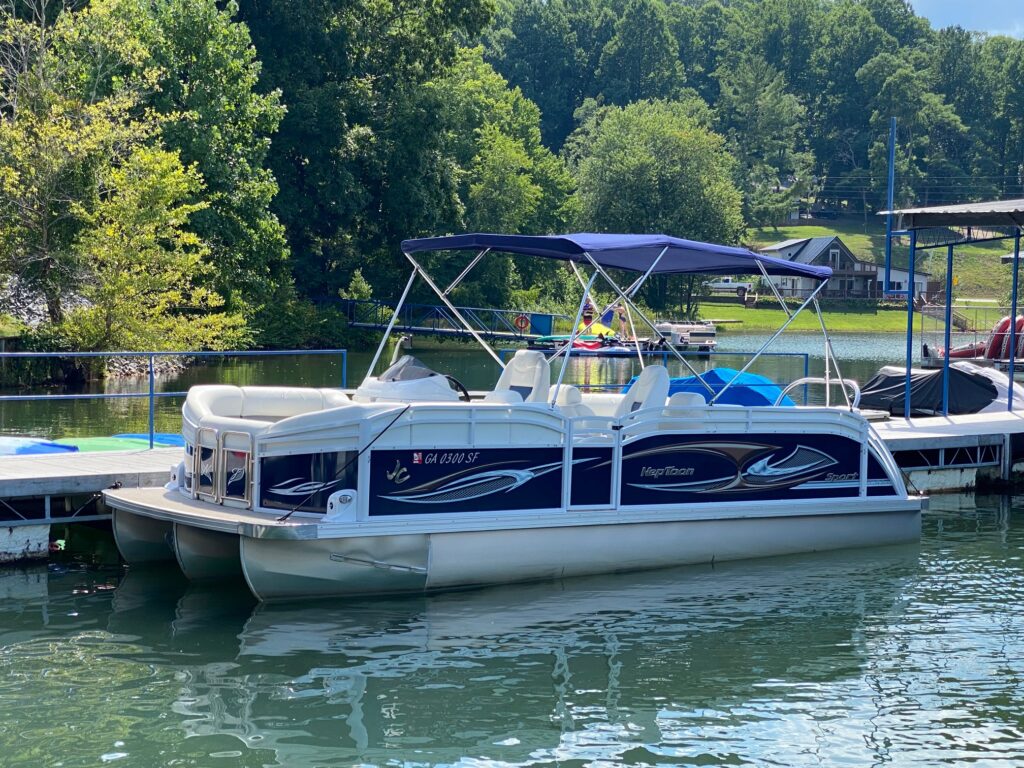 2015 JC pontoon tritoon for sale atlanta ga hiawassee Georgia hayesville nc lake chatuge
