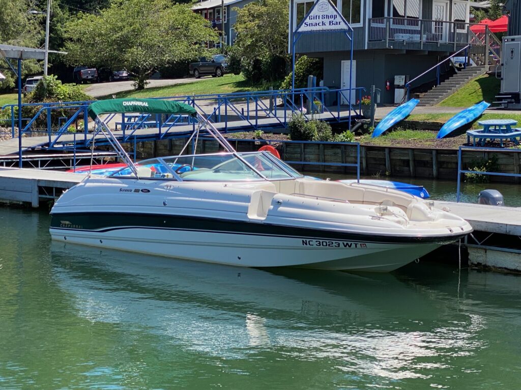 Chaparral deck boat for sale lake chatuge marinas boat dealers hiawassee ga