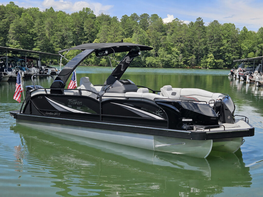 JC TriToon for sale near atlanta lake lanier allatoona lake chatuge hiawassee ga suzuki dealer jc tritoon dealers north ga