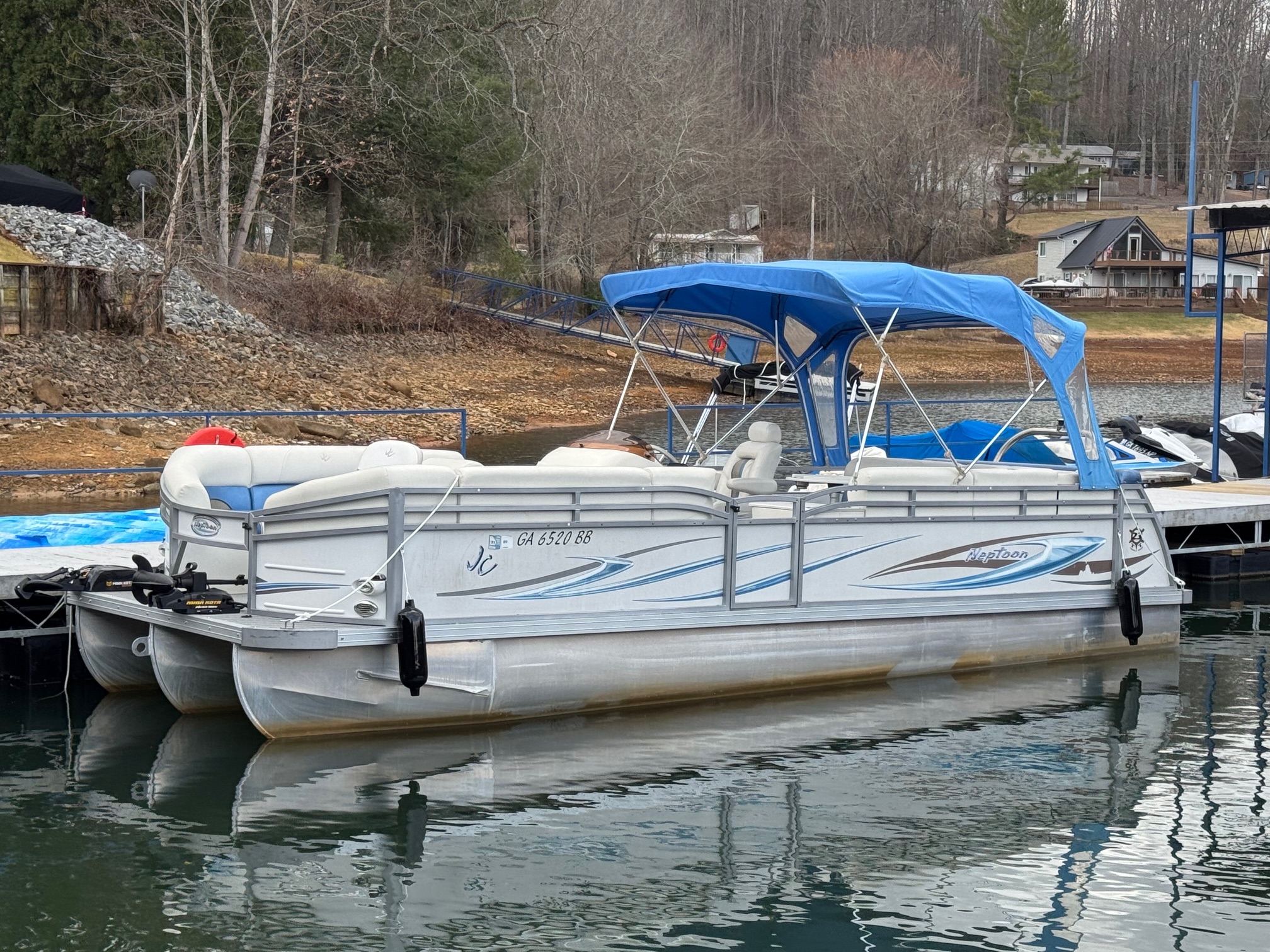 2007 JC TriToon NepToon 23TT Honda 135 - Boundary Waters Marina