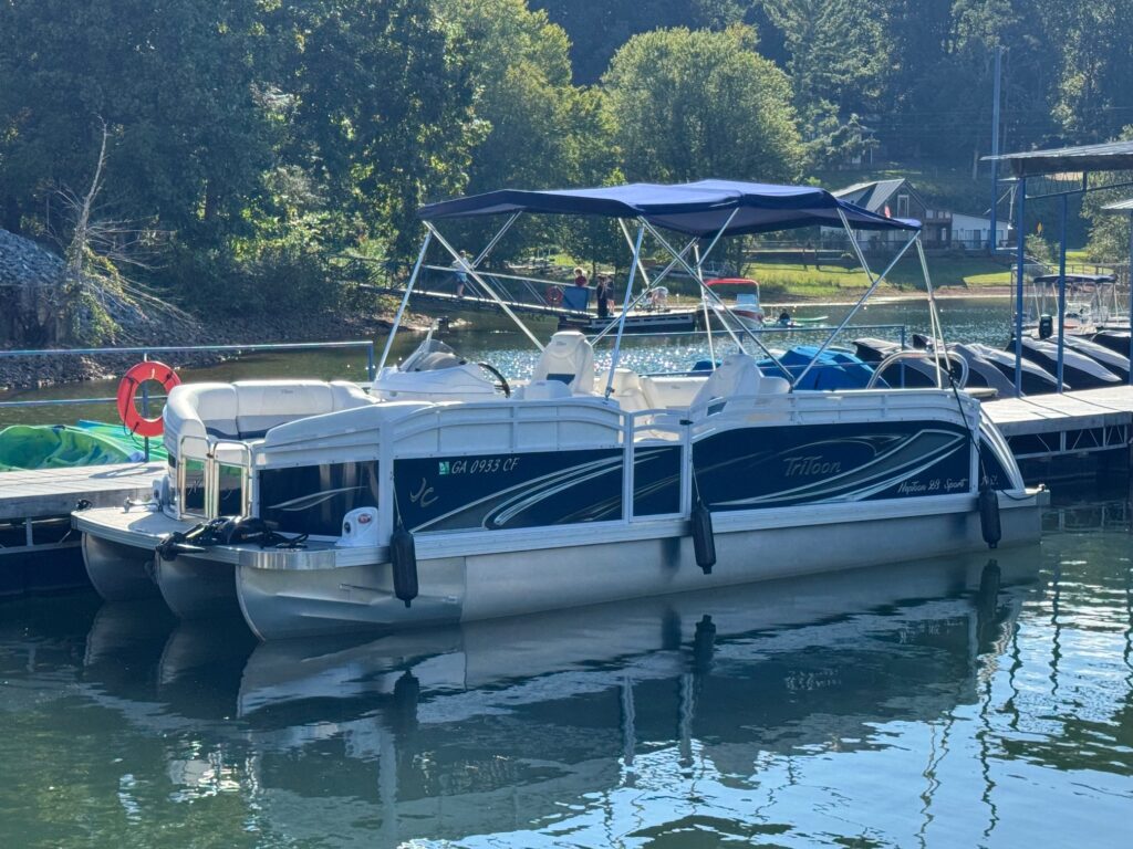 tritoon boats for sale pontoon boat lake chatuge ga north georgia near atlanta