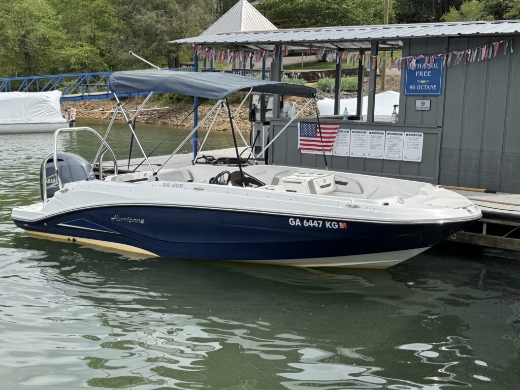 hurricane deckboat deck boat for sale hiawassee ga north georgia near atlanta lake lanier allatoona gainesville ga jc tritoons