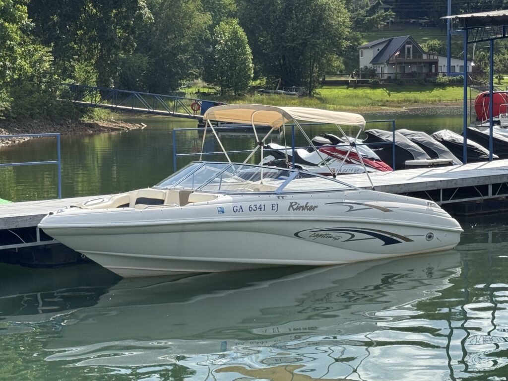 Rinker ski boat runabout for sale hiawassee ga lake chatuge marinas boat dealers